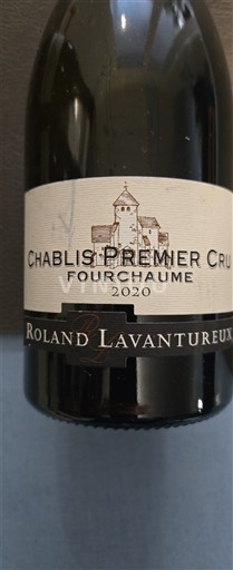 Borgoña Chablis Premier Cru Domaine Roland Lavantureux Fourchaume 2020