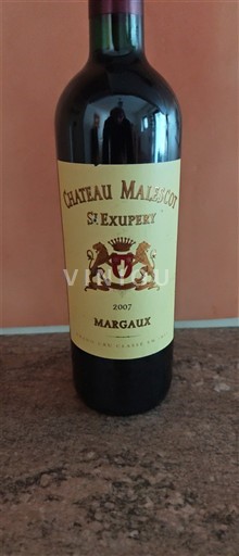 Bordéus Margaux Grand Cru Château Malescot St Exupéry 2007