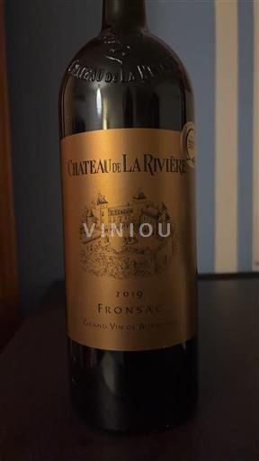 Bordeaux Fronsac Château La Rivière 2019