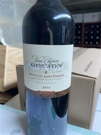 Bordeaux Montagne-saint-émilion Château Vieux Château Goujon 2015