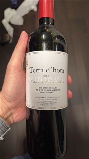 Rượu vang Rouge sec Terra d'hom Ardevol & Galceran 2010 Tây Ban Nha Catalonia Priorat DO