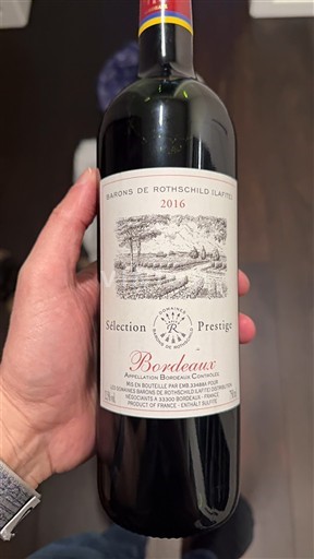 Bordeaux Barons de Rothschild Lafite Sélection Prestige 2016