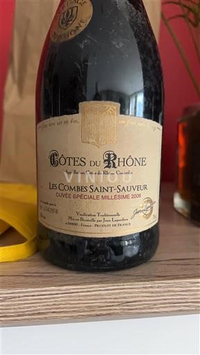 Údolí Rhôny Côtes-du-Rhône Les Combes Saint-Sauveur Spéciale 2006