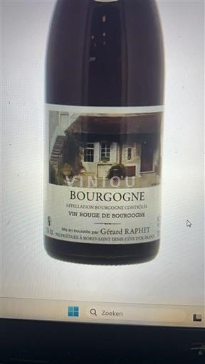 Bourgogne Gérard Raphet 2021