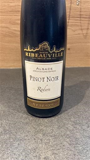 Alsace Pinot noir Cave de Ribeauvillé Réserve Rodern 2011