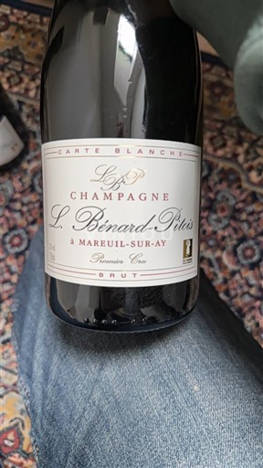 Vera e gazuar Blanc brut Carte Blanche L. Bénard-Pitois Non millésimé Francë Shampanjë AOC Premier Cru