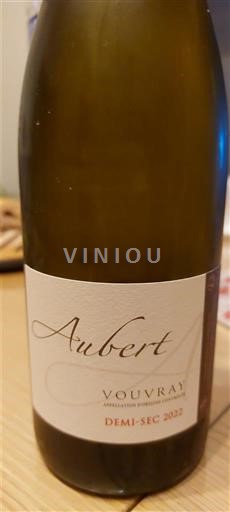 Loire-dalen Vouvray Domaine Aubert 2022