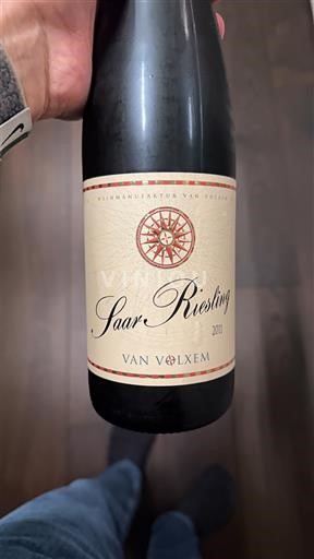Мозель Van Volxem Saar Riesling 2011