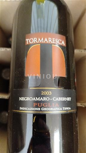 Apulien Ospecificerad Tormaresca 2003