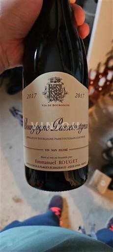 Borgoña Borgoña-passetoutgrain Emmanuel Rouget 2017