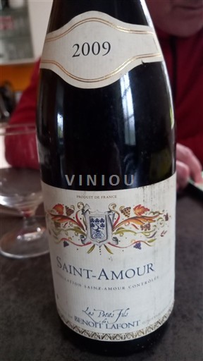 Beaujolais Saint-Amour Benoit Lafont Les Prés Fils 2009