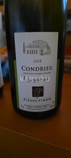 Thung lũng Rhône Condrieu Pierre Finon Symphonie 2018