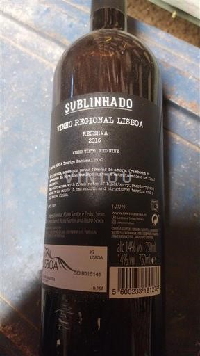 Лісабон Sublinhado Reserva 2016