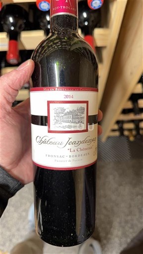 Бордо Фронсак Château Jeandeman La Chenade 2014