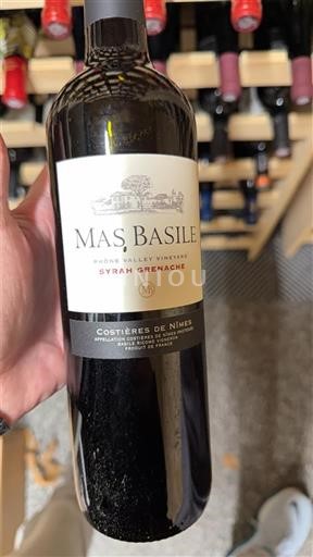 Valle del Ródano Costières de Nimes Mas Basile Syrah Grenache 2018