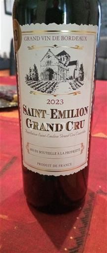 Bordeaux Saint-Émilion Grand Cru  2023