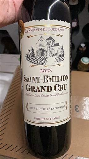 Bordeaux Saint-Émilion Grand Cru  2023
