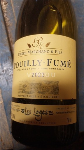 Loiretal Pouilly Fumé Pierre Marchand & Fils Les Loges 2022