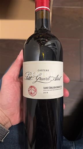 Bordeaux Saint-Émilion Grand Cru Grand Cru Château Petit Gravet Aîné 2019