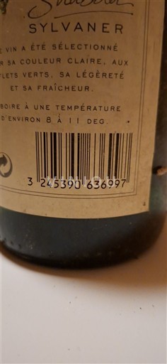 Alsazia Schweitzer Sylvaner 1992