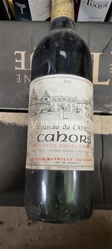 Sydväst Cahors Château Cayrou 1985
