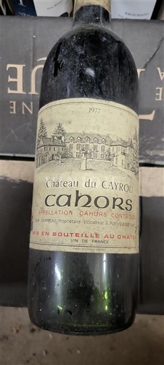 Sydväst Cahors Château Cayrou 1977