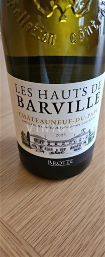 Valle del Ródano Châteauneuf-du-Pape. Brotte Les Hauts de Barville 2023