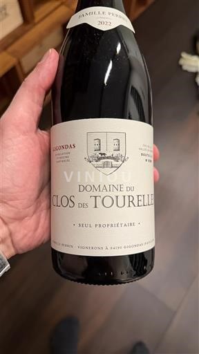 Rhônen laakso Gigondas Domaine Clos des Tourelles 2022