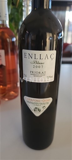 Wines Blanc sec Enllaç Blanco Rapafons-Osso 2007 Spain Catalonia Priorat DO
