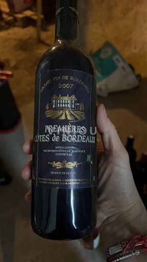 Bordeaux Premières-Côtes-de-Bordeaux Grand Vin de Bordeaux 2007