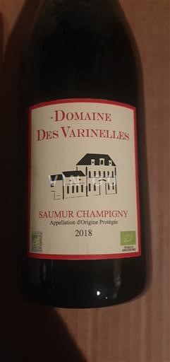 Loiretal Saumur-Champigny Domaine S Varinelles 2018