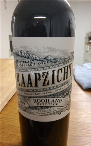 Küstenregion Stellenbosch Château Kaapzicht Rooiland pinotage 2022