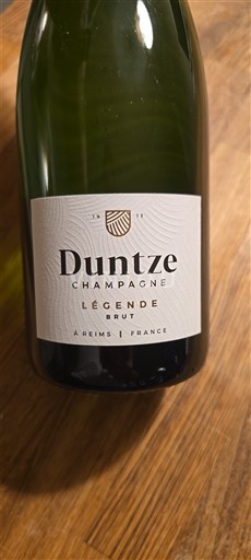 Champagne Champagner Duntze Légende 2022