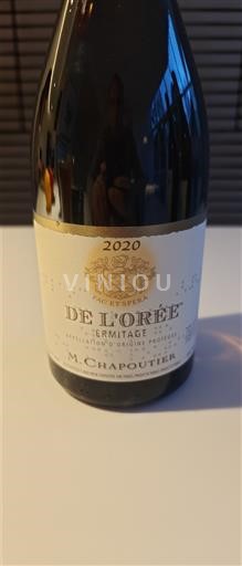 Thung lũng Rhône Hermitage M. Chapoutier De l'Orée 2020