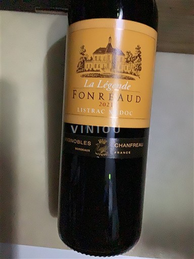 Bordeaux Listrac-Médoc Fonreaud La Légende - Vignobles Chanfreau - Récoltant 2021