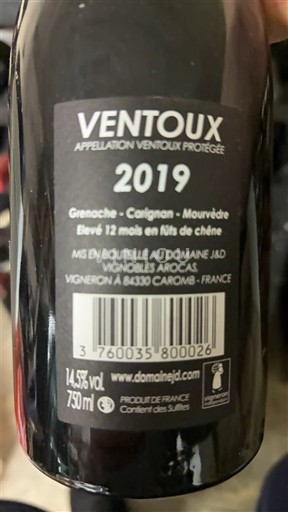 Rona dolina Ventoux Domaine JAD 2019