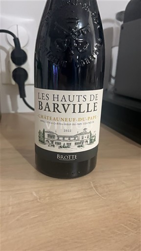 Rhônevallei Châteauneuf-du-Pape Brotte Les hauts de Barville 2022