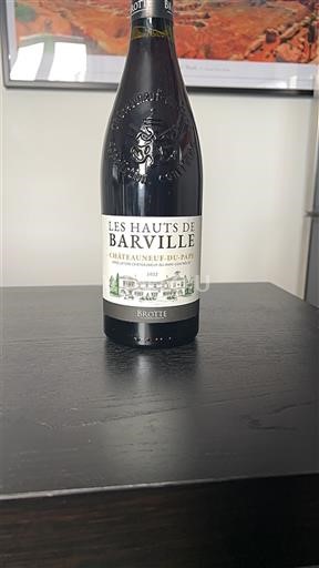 Vallée du Rhône Châteauneuf-du-pape Brotte Les hauts de Barville 2022