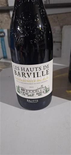 Valle del Ródano Châteauneuf-du-Pape. Brotte Les hauts de Barville 2022