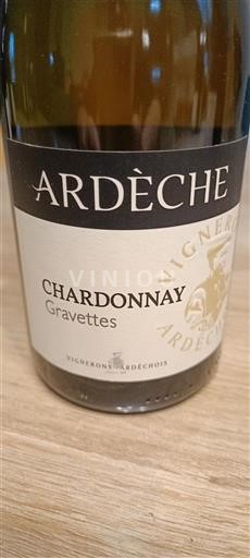 Alpe in reke Rona Ardeška. Vignerons Ardéchois Gravettes 2024