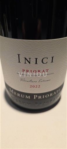 Vinhos Rouge sec Inici Merum Priorati 2022 Espanha Catalunha Priorado DO