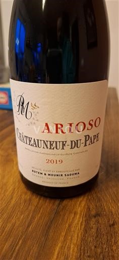 Rhônetal Châteauneuf-du-Pape Rotem & Mounir Saouma Arioso 2019