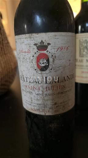 Bordeaux Saint-Julien Château Lalande 1986