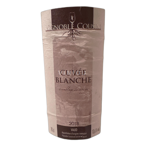 Vaud Vignoble Cousin Blanche 2018