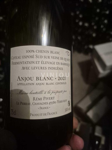 Vina Blanc sec Rémi Pivert 2021 Francija Alzacija Beli pinot AOC