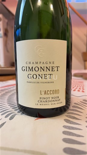 Champagne Champagner Gimonnet Gonet L'Accord 2023