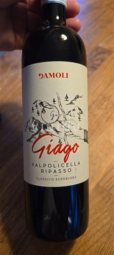 Vénétie Valpolicella Ripasso Damoli Giago 2020