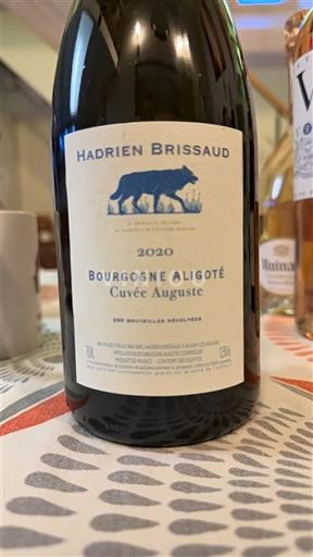 Bourgogne Bourgogne Aligoté Hadrien Brissaud Auguste 2020