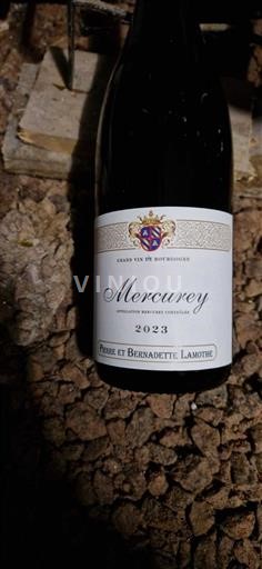 Burgundsko Mercurey Pierre et Bernadette Lamothe 2023