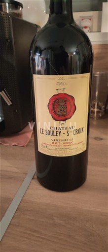 Bordeaux Haut-Médoc Château Le Souley Sainte Croix 2021
